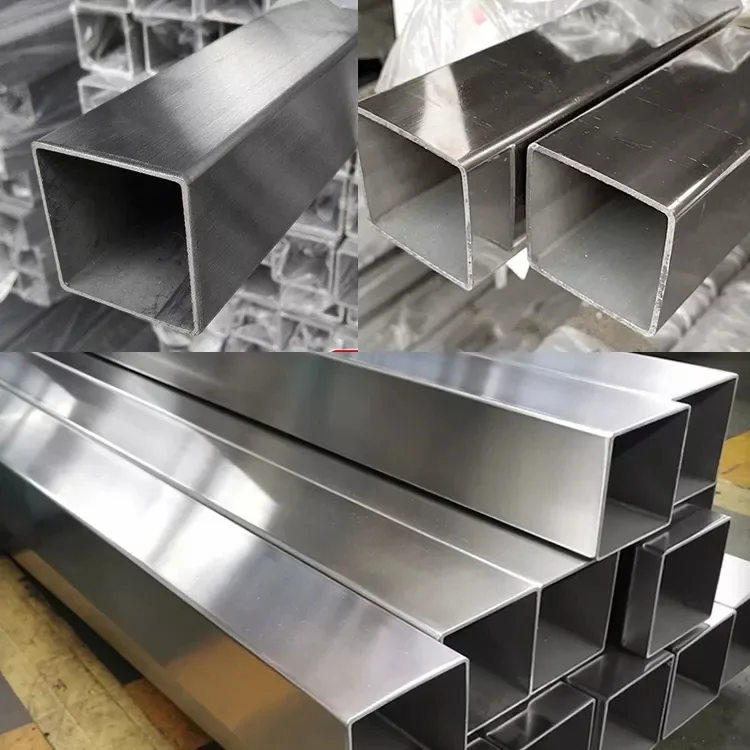 304 316L Stainless Steel Square Rectangular Tube Cold Drawn ASTM Factory Supplier - Image 2
