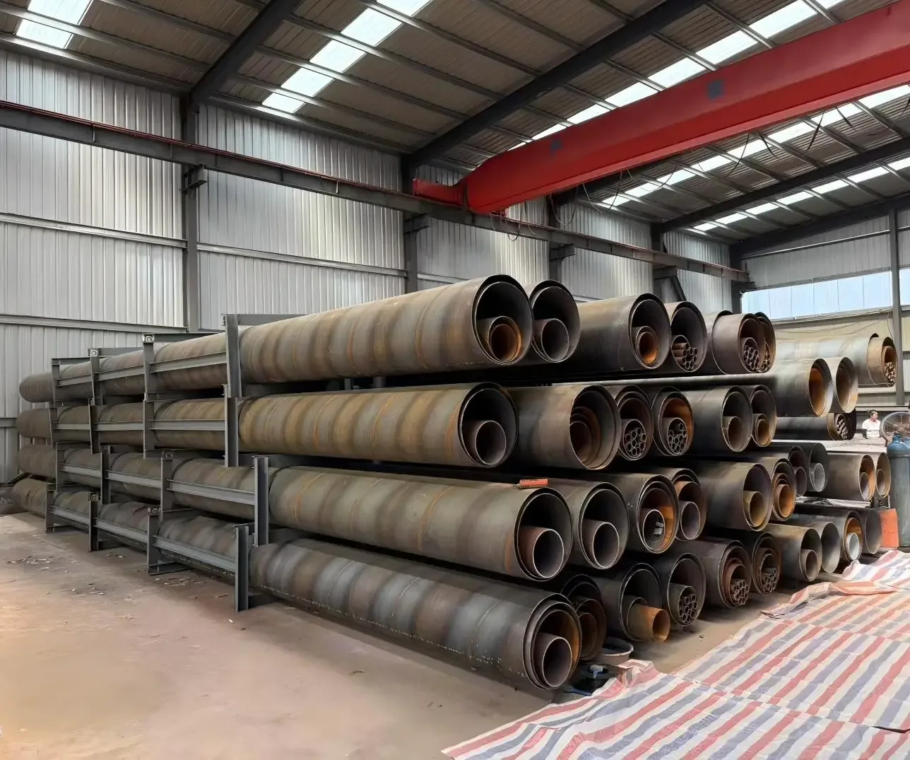 ASTM A36 SSAW Steel Pipe Large Diameter Wall 0.5-40mm Supplier