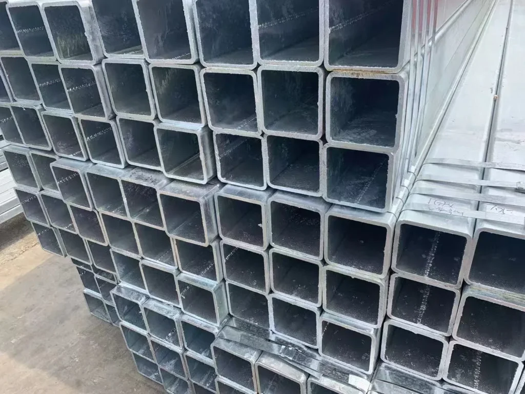 ASTM A500 Hot Dip Galvanized Square Rectangular Steel Tube 1.5-33mm Factory Direct