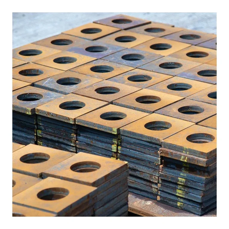 Carbon Steel Sheet Metal Laser Cutting Bending Stamping Custom Parts Factory