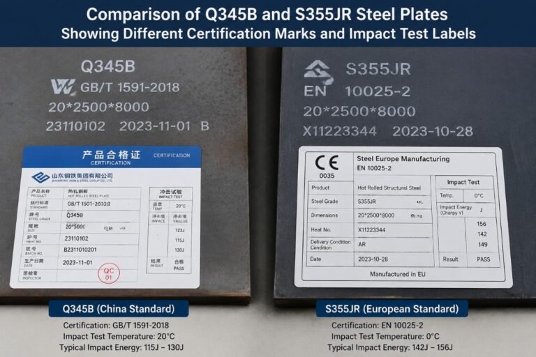 Q345B vs S355JR Bridge Steel: Wholesale Supplier for Sale