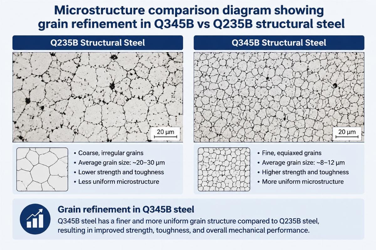 Q235B/Q345B Structural Steel Grade Application Guide
