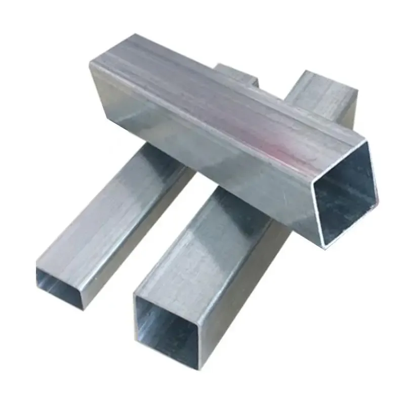 Q195 Q235 Galvanized Square Rectangular Steel Tube 0.6-28mm Manufacturer