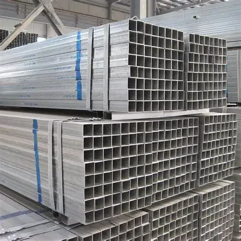 Q195 Q235 Galvanized Square Rectangular Steel Tube 0.6-28mm Manufacturer - Image 4