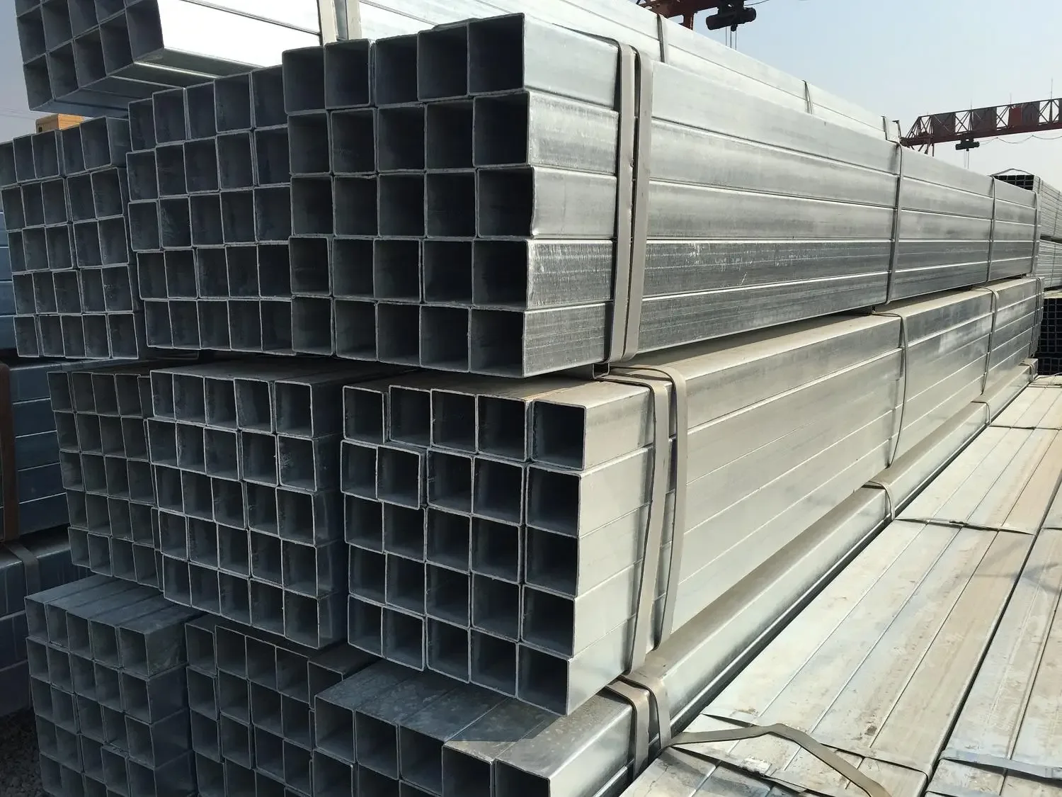 Q195 Q235 Galvanized Square Rectangular Steel Tube 0.6-28mm Manufacturer - Image 5