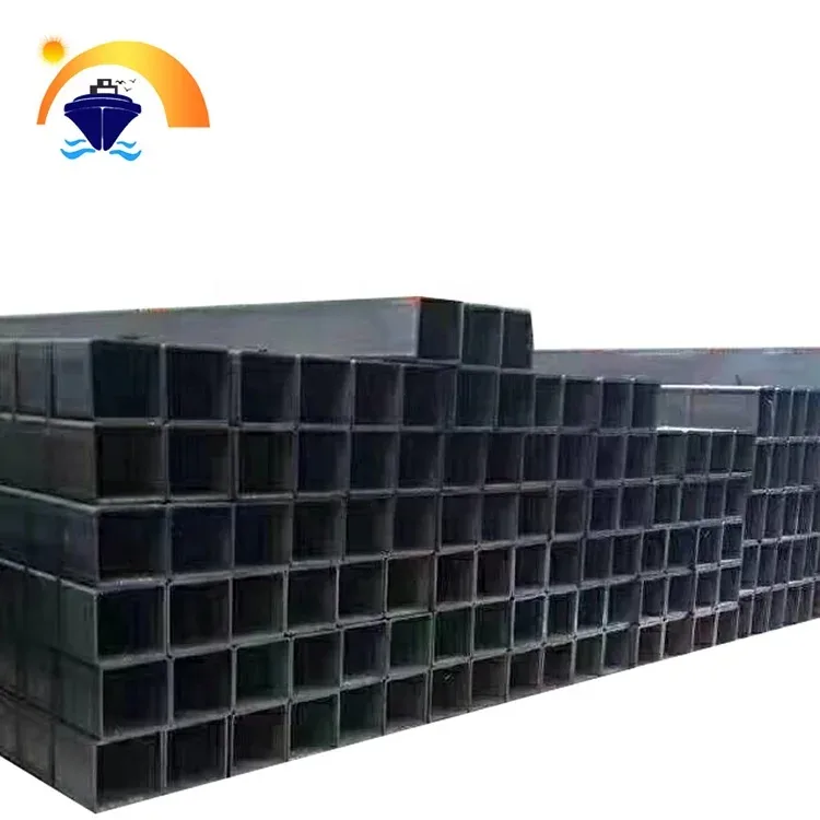 Q195 Q235 Q345 ERW Square Rectangular Steel Tube 0.5-40mm Wall Thickness Factory Direct