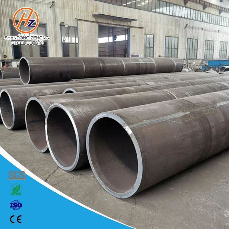 Q195-Q345 ERW Welded Round Steel Pipe OD 10-700mm Factory Direct Supplier