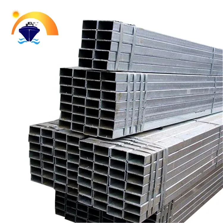 Q195-Q345 Galvanized ERW Square Rectangular Steel Pipe Supplier