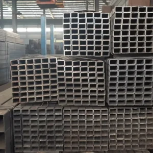 Q195-Q345 Galvanized Rectangular Steel Tube 1.2-15.7mm Wall Thickness Manufacturer