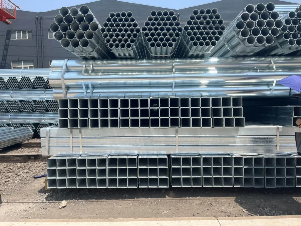 Q195-Q345 Galvanized Square Rectangular Steel Tube 1.5-33mm ASTM A500 Supplier