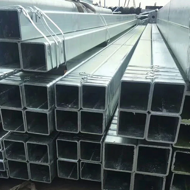 Q195-Q345 Galvanized Square Rectangular Steel Tube Z41-Z60 Supplier