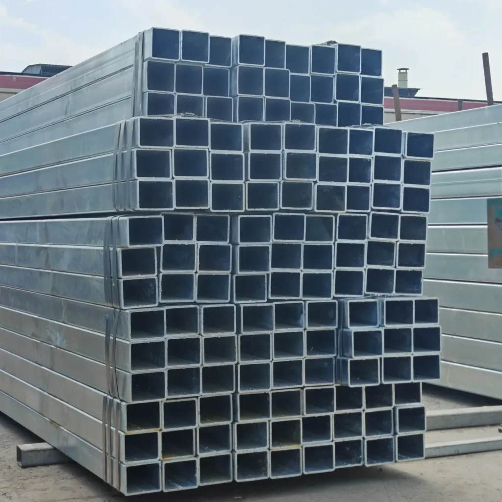 Q195-Q345 Galvanized Square Rectangular Thick Wall Steel Pipe ASTM
