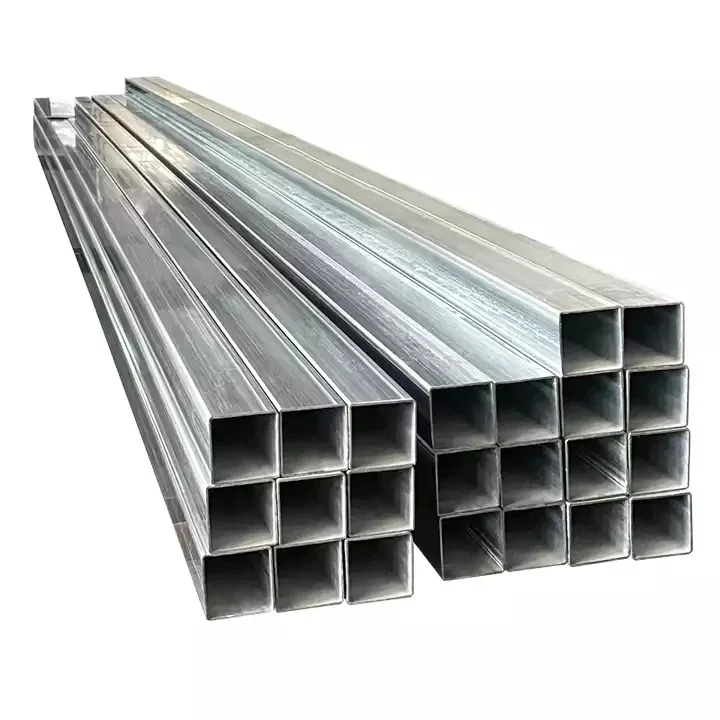 Q195-Q345 Hot Dipped Galvanized Square Rectangular Steel Tube Factory Direct