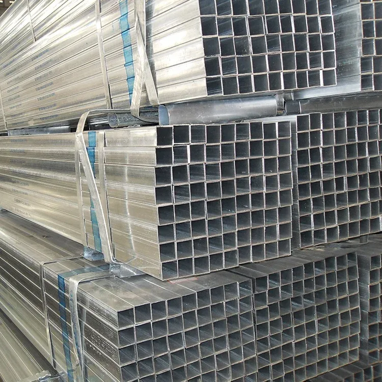 Q235 Q345 Galvanized Square Rectangular Steel Tube DN15-DN200 Factory Direct
