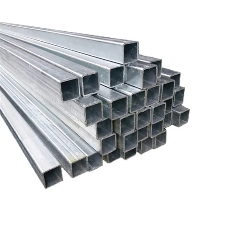 Q235 Q345 Galvanized Square Rectangular Steel Tube Laser Cutting Welding Supplier