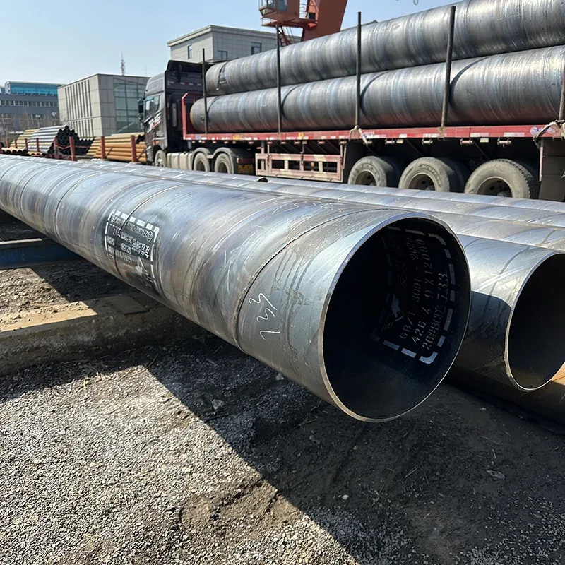 Q235 Q345 SSAW Spiral Welded Steel Pipe API 5L ASTM A252 Supplier
