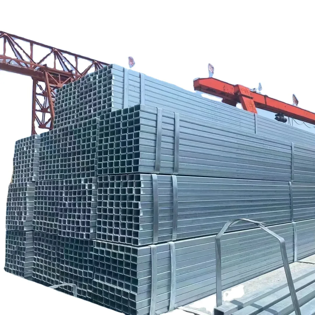 Q235 Q345B Galvanized Square Rectangular Steel Tube Supplier