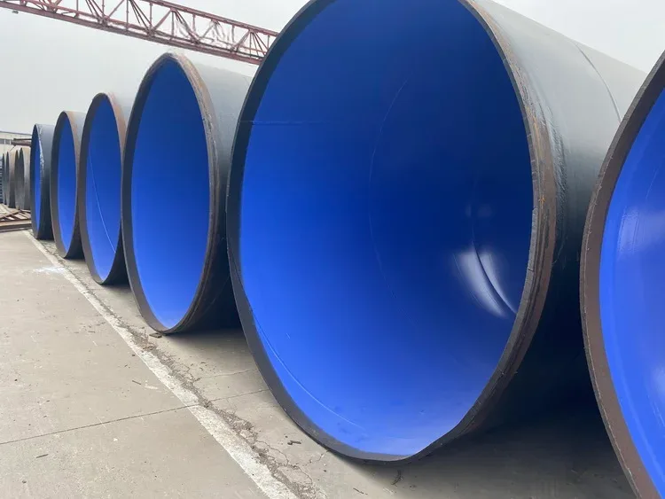 Q235 Q355 SSAW Coated Steel Pipe 3PE Lining Supplier - Image 4