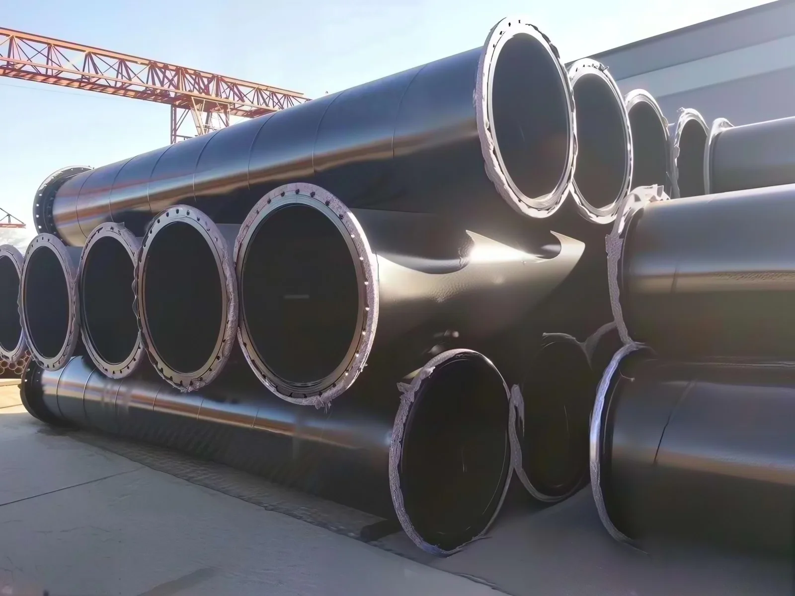 Q235 Q355 SSAW Coated Steel Pipe 3PE Lining Supplier - Image 3