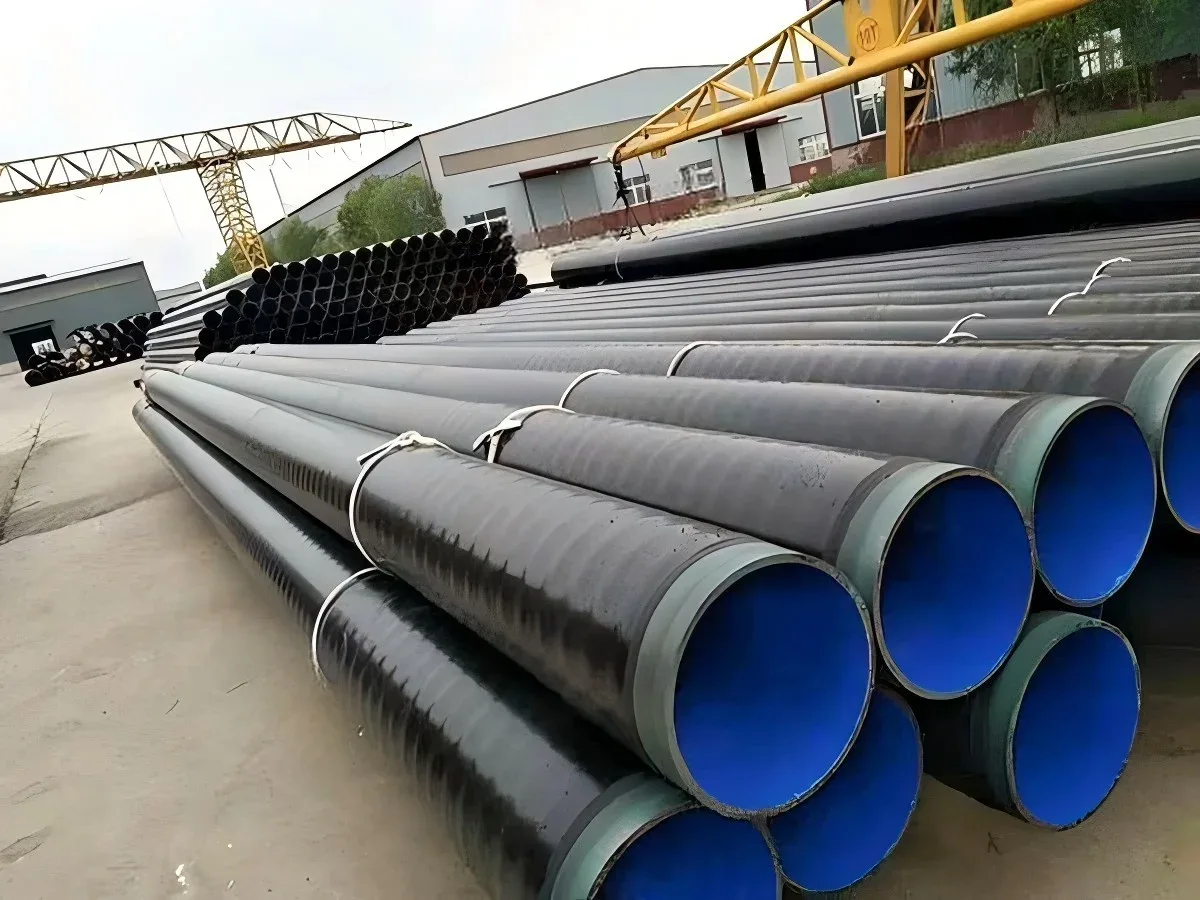 Q235 Q355 SSAW Coated Steel Pipe 3PE Lining Supplier - Image 6