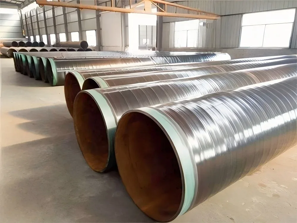 Q235 Q355 SSAW Coated Steel Pipe 3PE Lining Supplier