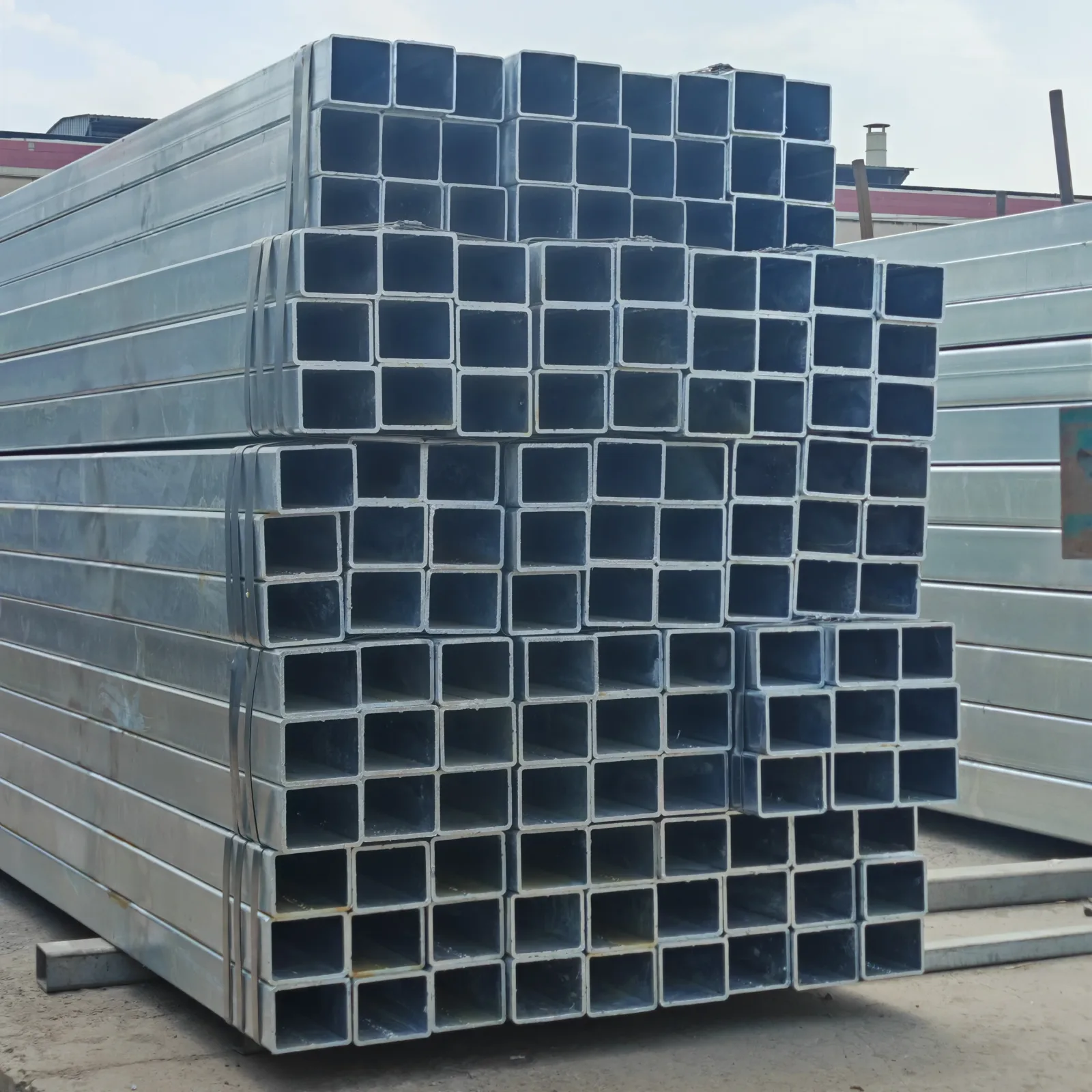 Q235 S275 Pre-Galvanized Square Rectangular Welded Steel Tube Supplier