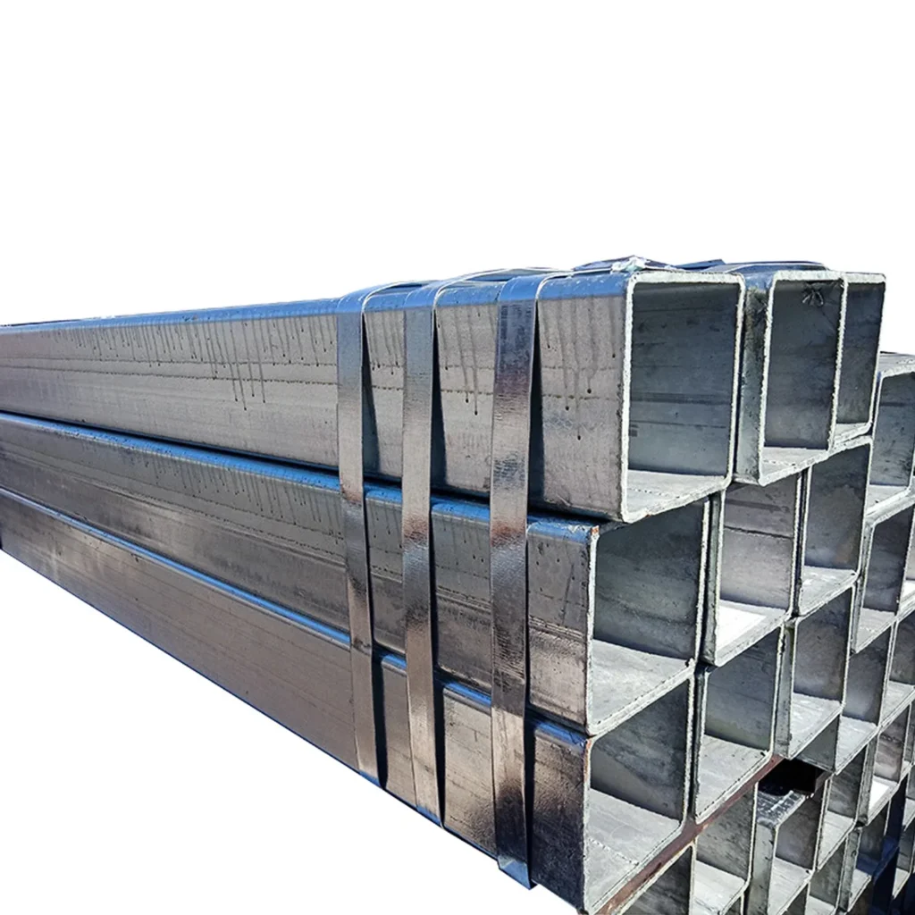 Q235 S355 Galvanized Square Rectangular Steel Tube Factory Direct