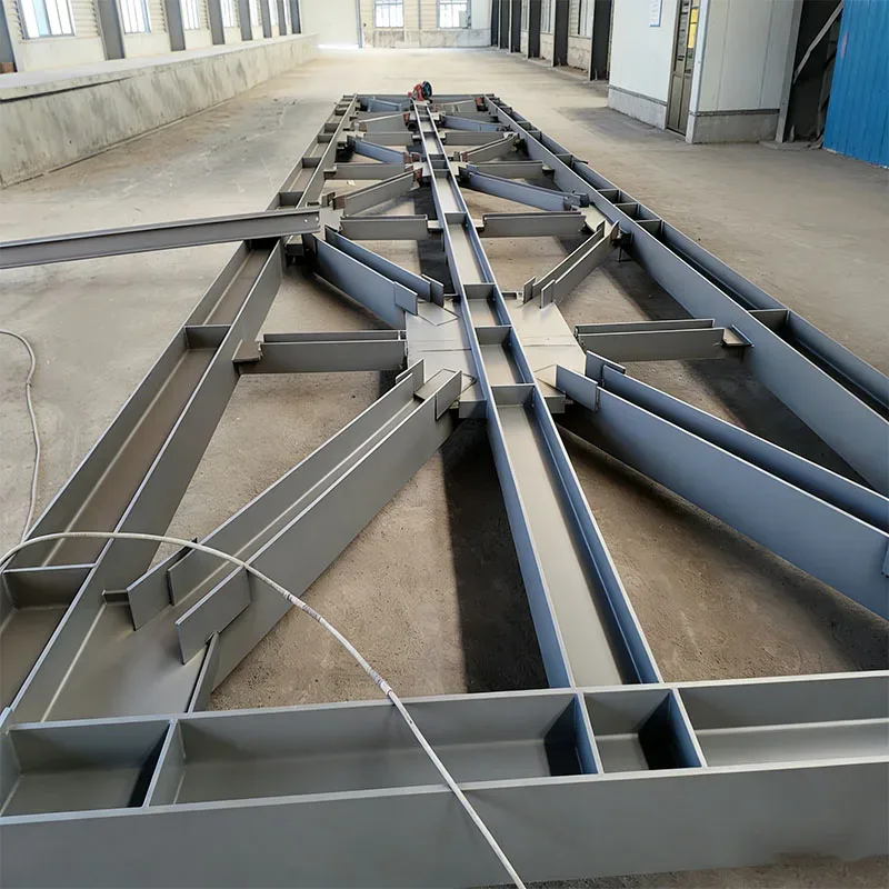Q235B Q345B Fabricated Steel Structure Custom H-Beam Frame Supplier