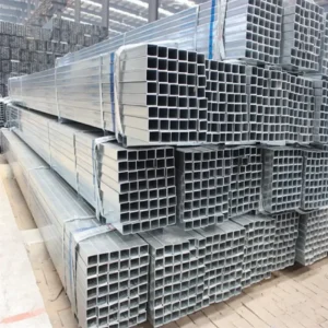 Q235B Q345B Galvanized Welded Square Rectangular Steel Tube Factory Direct