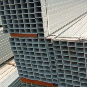 Q235B Q345B Galvanized Welded Square Rectangular Steel Tube Supplier
