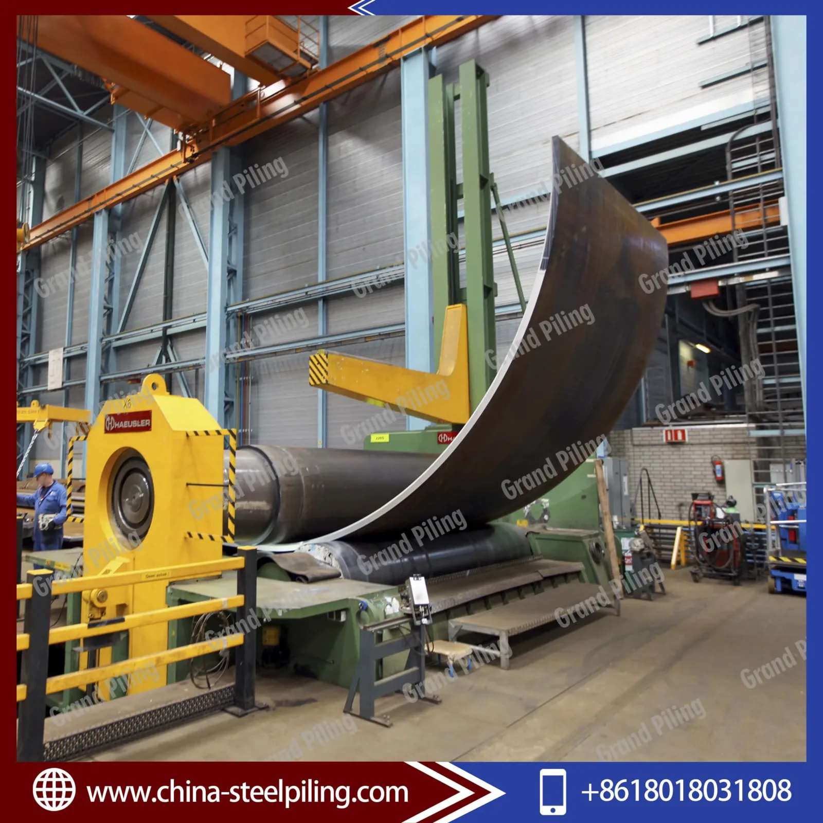 Q235B Q345B JCOE Welded Steel Pipe Pile OD 325-5500mm Supplier - Image 5