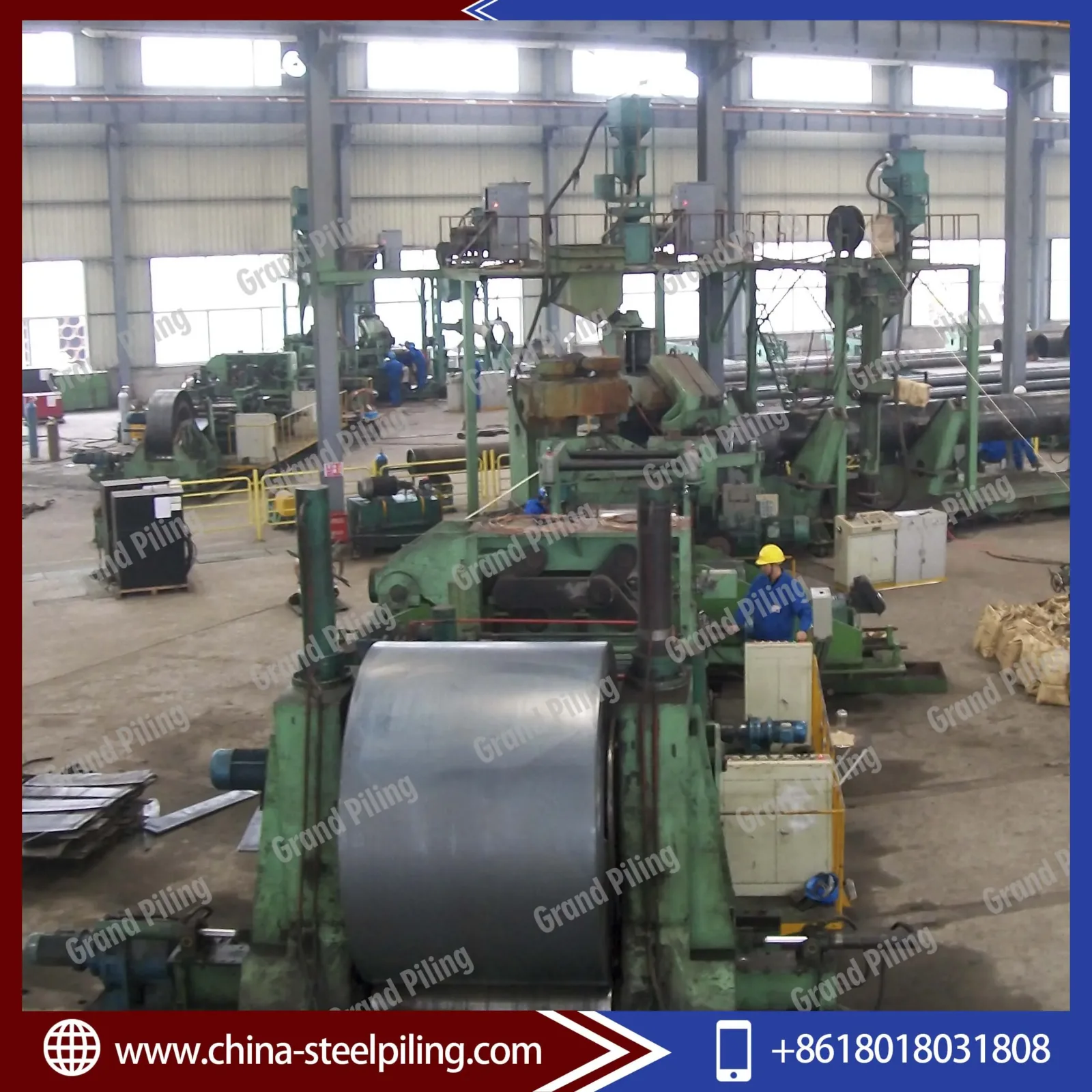 Q235B Q345B JCOE Welded Steel Pipe Pile OD 325-5500mm Supplier - Image 2