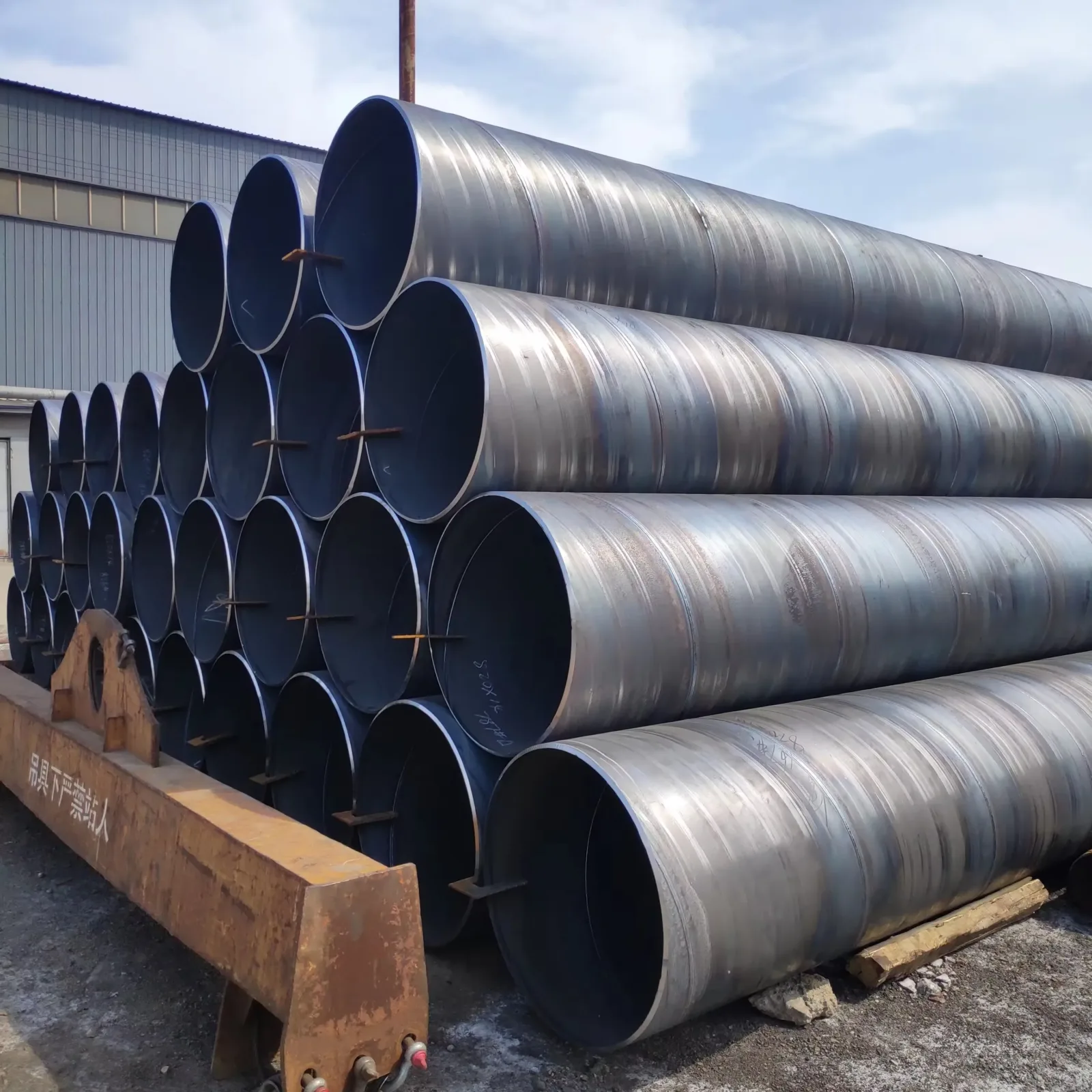 Q235B Q345B SSAW Spiral Welded Steel Pipe OD 219-4064mm Factory Direct Supplier - Image 4