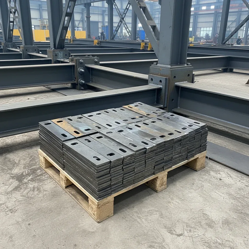 Q235B Q355B Steel Connection Plate Laser Cut Custom Thickness 3-8mm Factory Direct