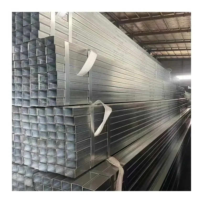 Q235B S275JR Galvanized Square Rectangular Steel Tube 1.2-20mm Factory Direct