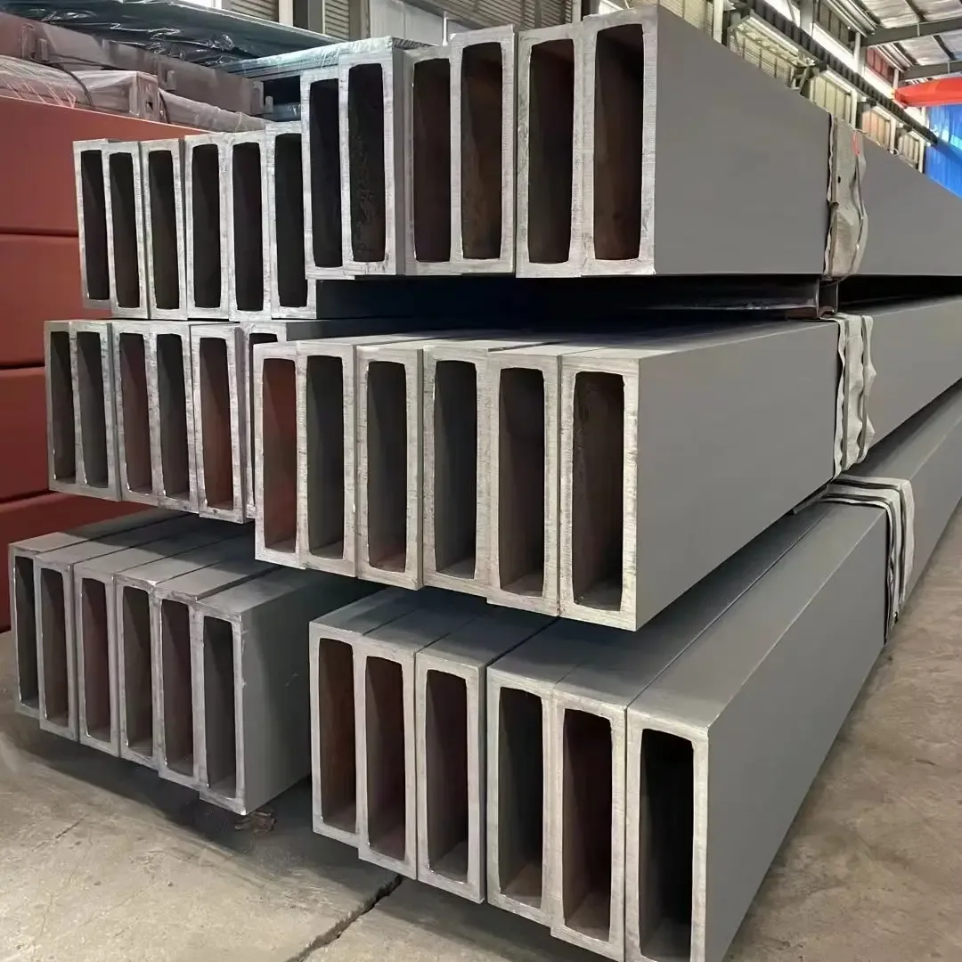 Q345B Q235B Sharp-Corner Square Rectangular Steel Tube 150-625mm Factory Direct - Image 4