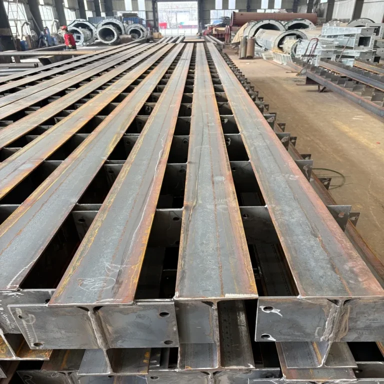 Q355B Fabricated Steel H-beam Custom Structural Supplier