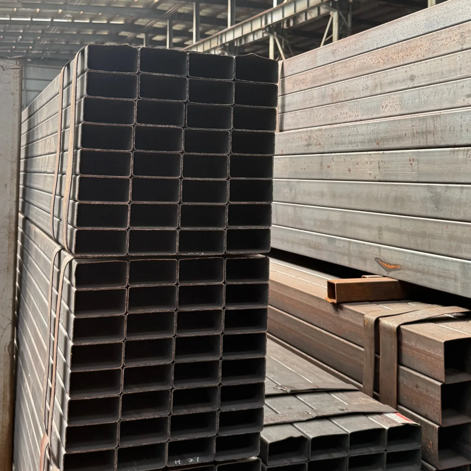 S235JR S355 A36 ERW Welded Square Steel Tube Factory Direct Supplier - Image 2