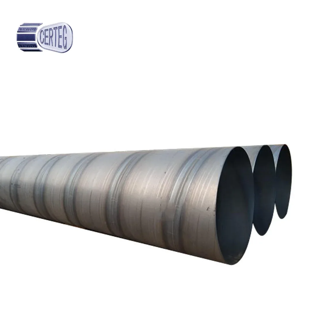 S235JR SSAW Spiral Steel Pipe OD 219-3000mm Factory Direct Supplier