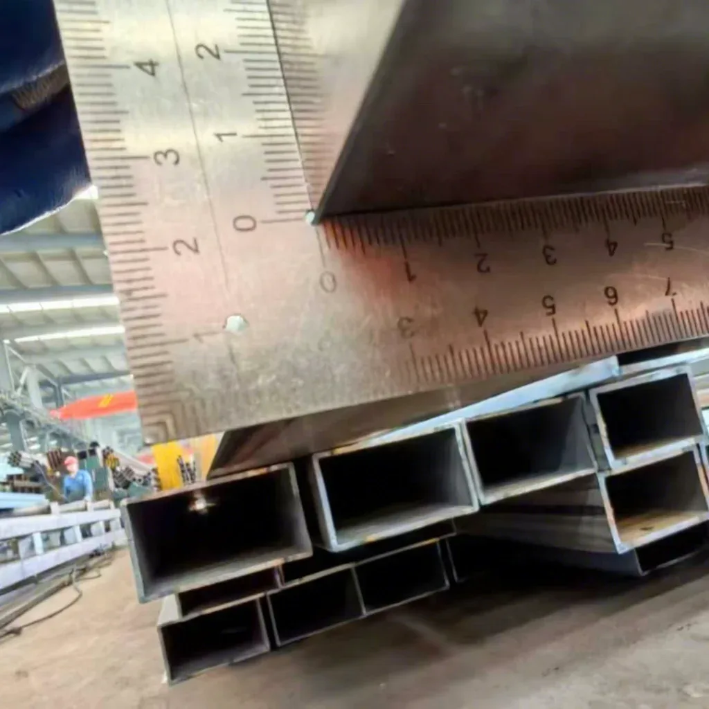 S355J2H Sharp Corner Steel Tube EN 10210 Factory Direct Supplier - Image 2