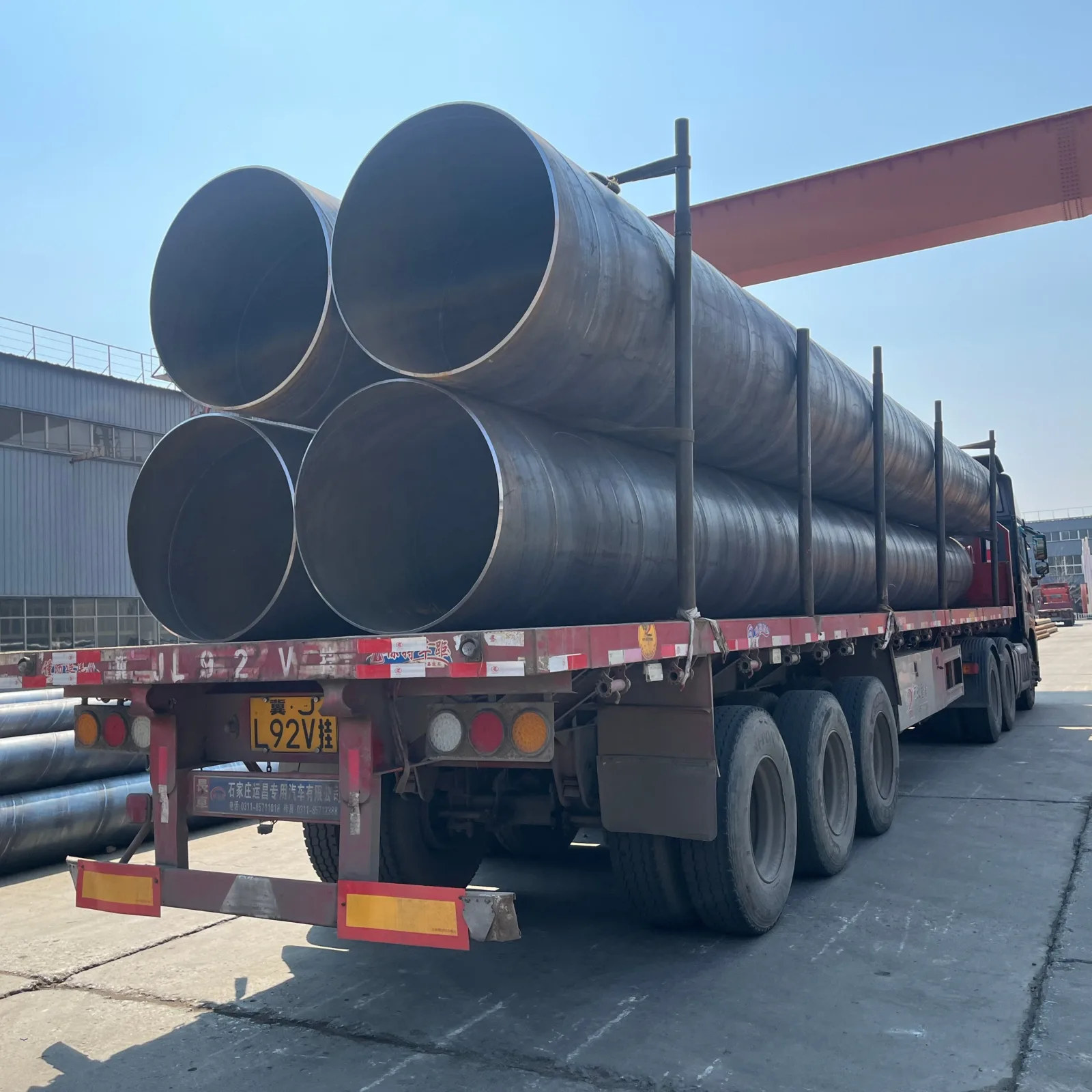 S355J2H SSAW Spiral Welded Steel Pipe API 5L OD 406-1524mm Manufacturer - Image 3