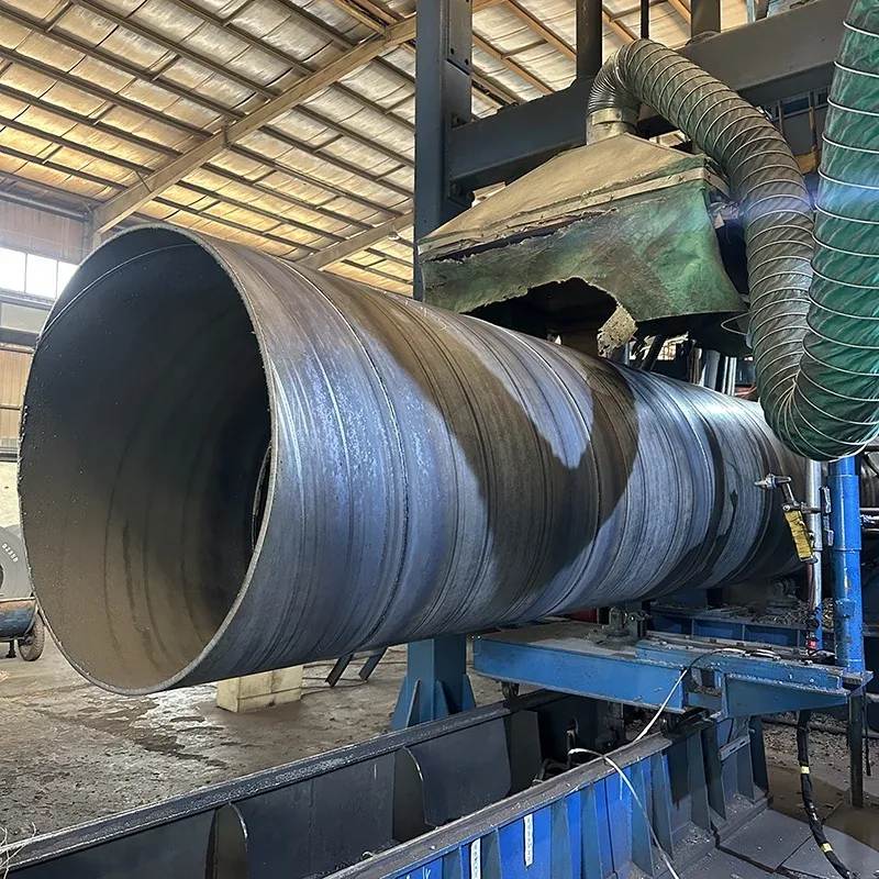 S355J2H SSAW Spiral Welded Steel Pipe API 5L OD 406-1524mm Manufacturer