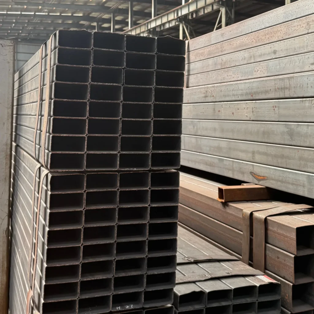 S355JR ERW Corten Steel Square Tube 80x40x2mm Factory Direct Supplier